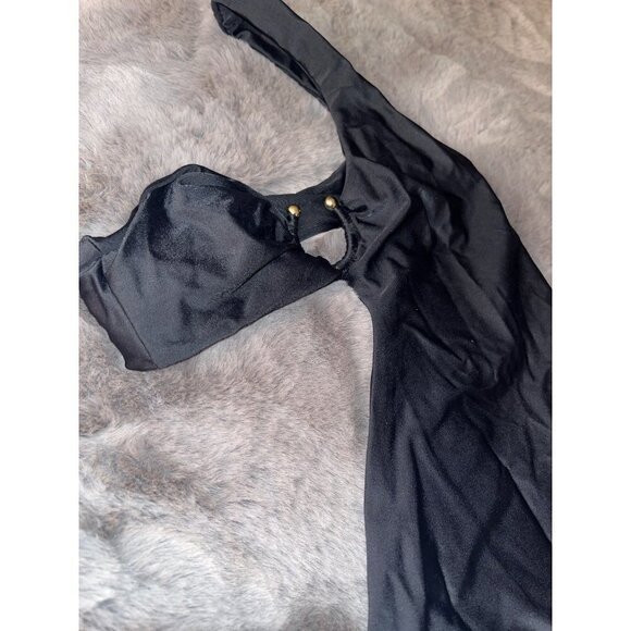 JADE SWIM Avery One Piece in Black Small New Womens Swimsuit - Picture 6 of 14